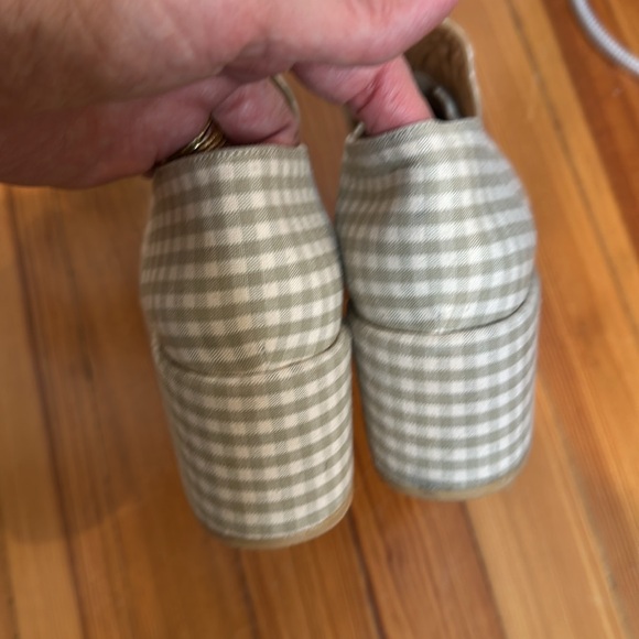 ANNE THOMAS NANCY VICHY TAN/BEIGE BRAND NEW GINGHAM LOAFER SIZE 39 - Picture 7 of 8